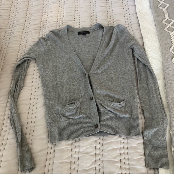 Banana Republic Sweaters - Banana Republic Light Grey Cardigan